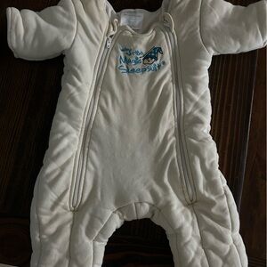 Baby Merlin's Magic Sleepsuit Cream Sleep Sack